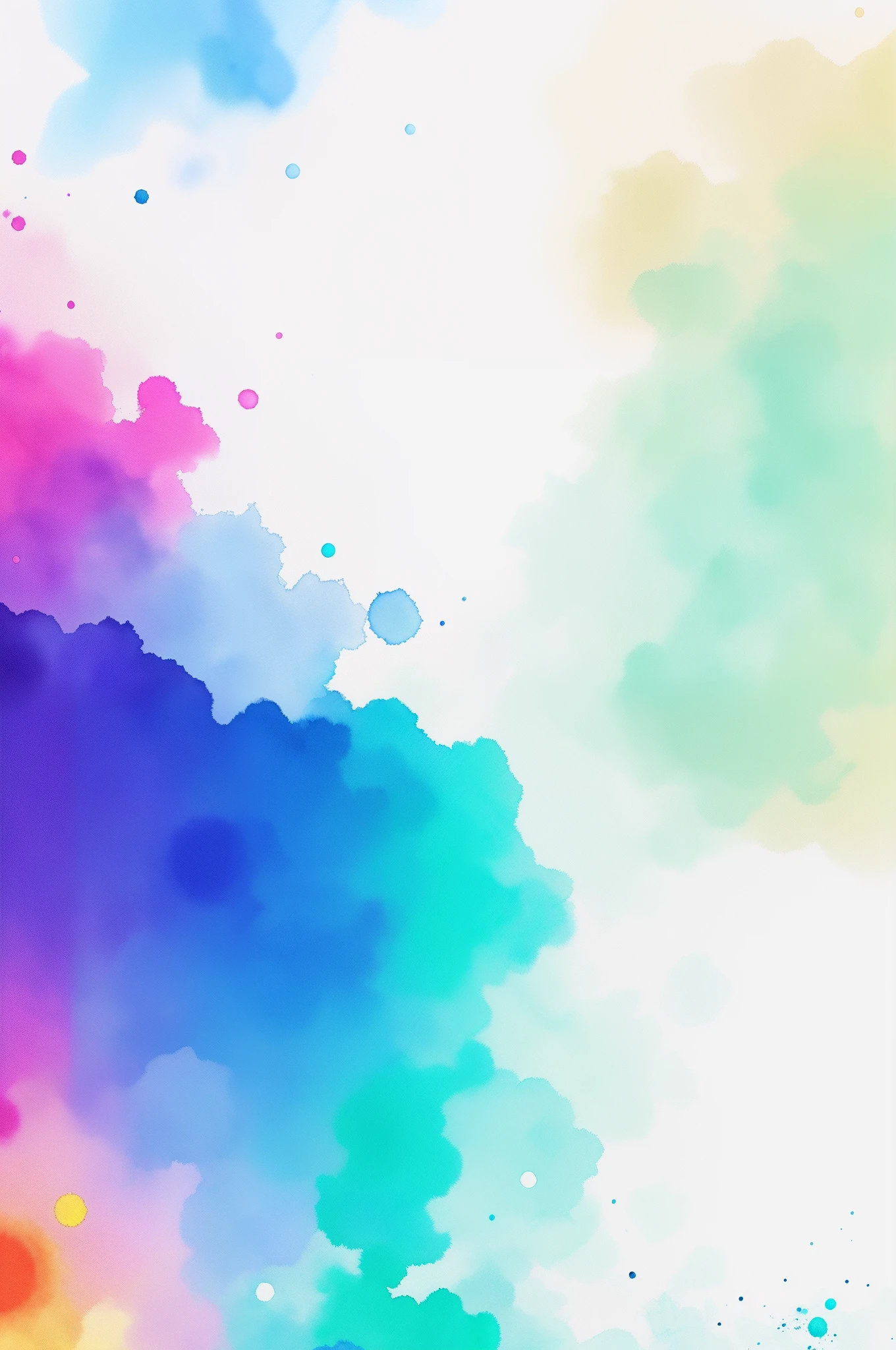 "High-precision CG Unity 8K wallpaper, top Quority, ultra-detailliert, tmasterpiece, Watercolor sputtering art, Cyan"