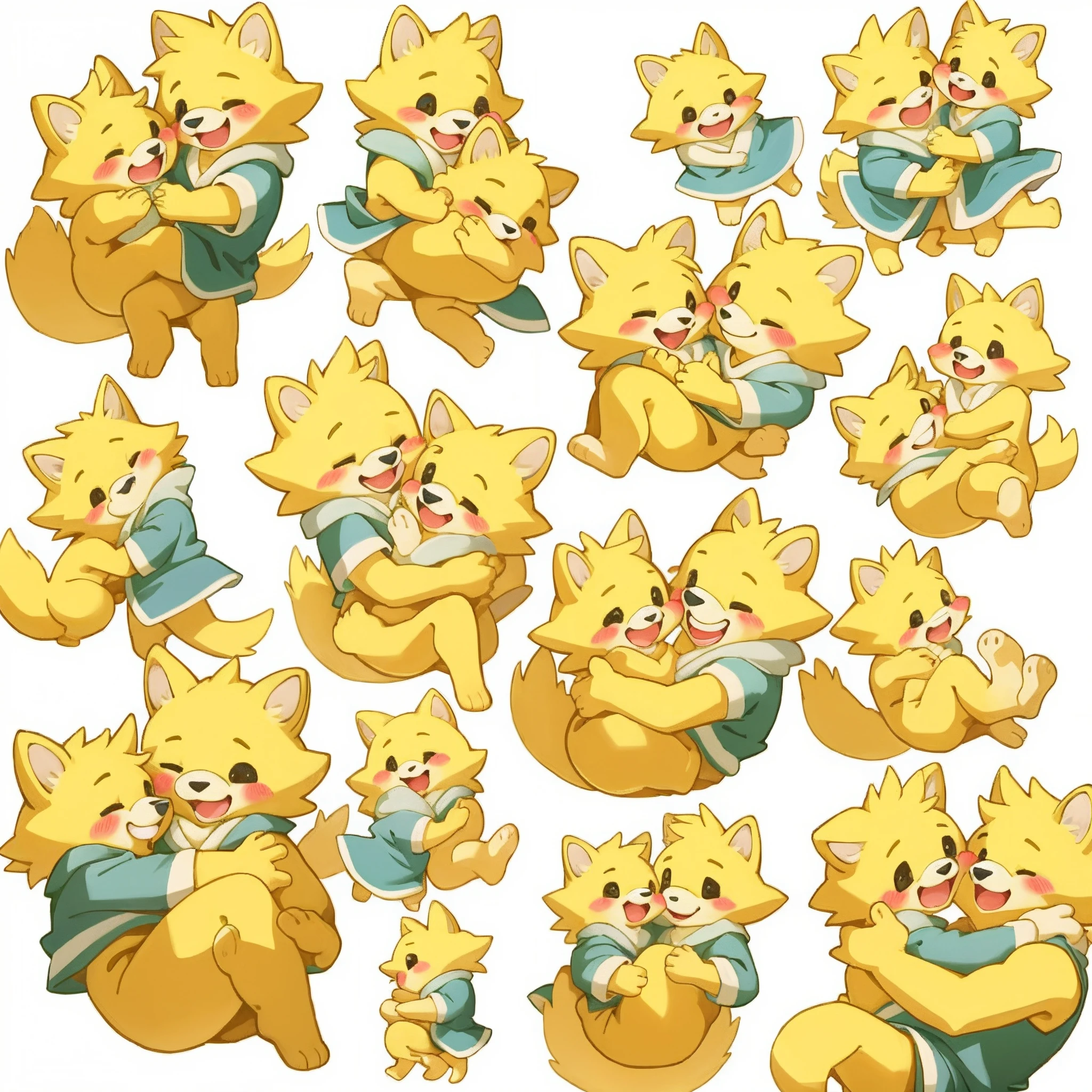 Child girl, animal creatures, love romance, smile, joyful, play with, Princess carry, piggyback, assorted poses, hugs, smile, happy, assorted angles, assorted facial expression, full body,