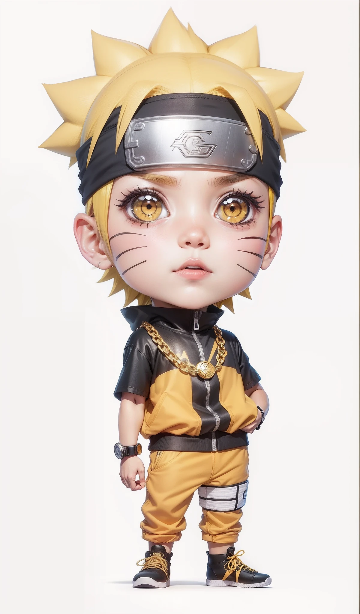 (blind box,naruto,anime,collectible,limited edition,toy:1.2),simple background,(best quality,4k,highres),(vibrant colors,dynamic pose),(bright lighting,shadows:0.9)
