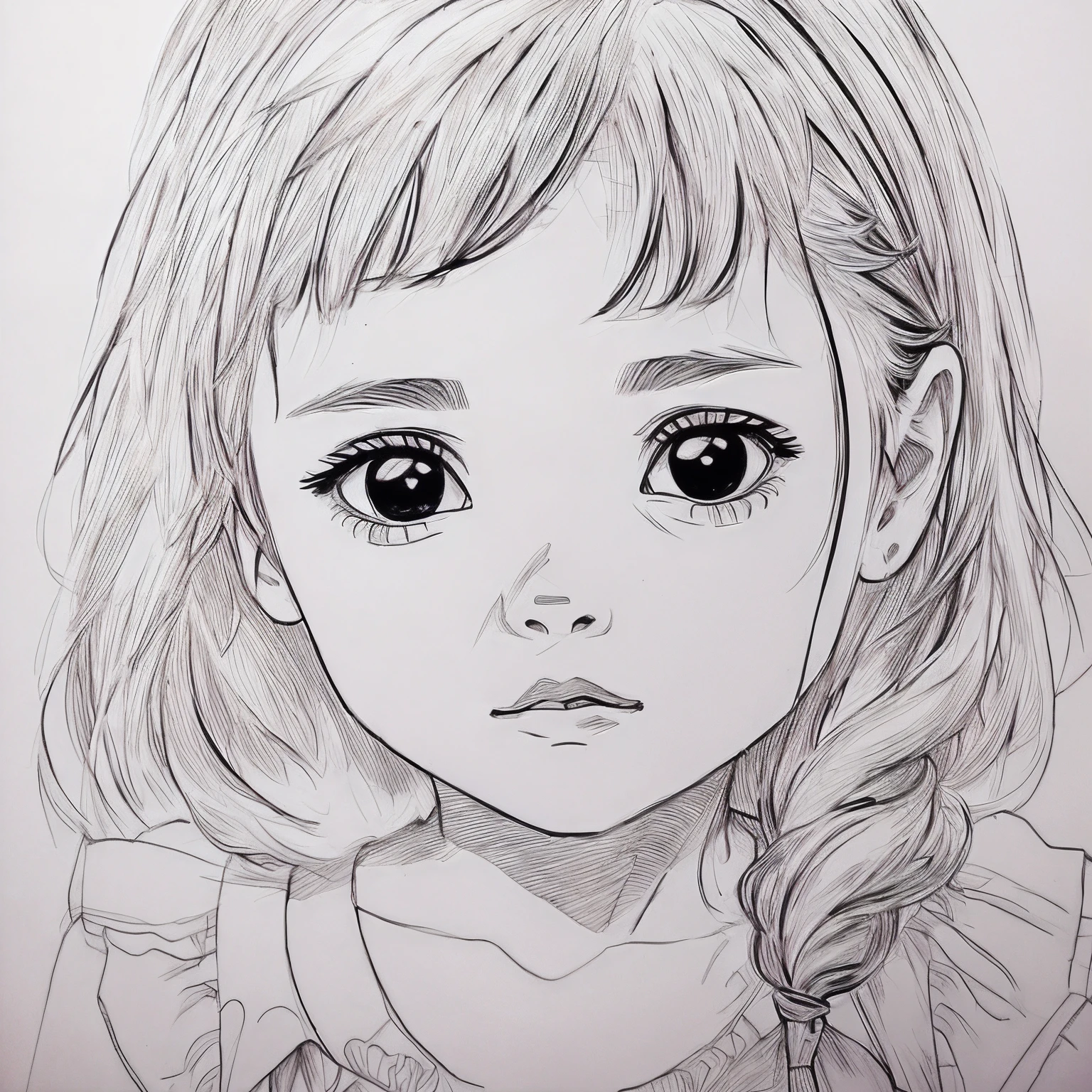 an anime line drawing of linus_sebastian,