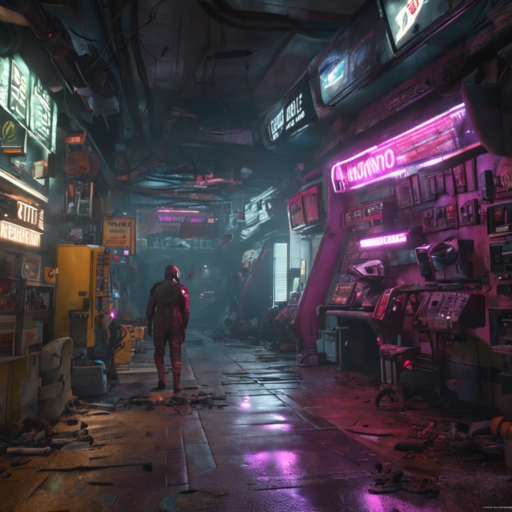 Roboto, ultrarealista, cyberpunk, fundo escuro