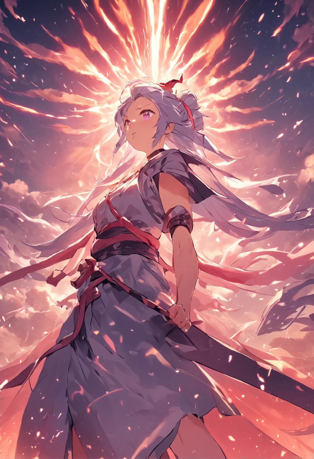 fujin、god of thunder、a beauty girl