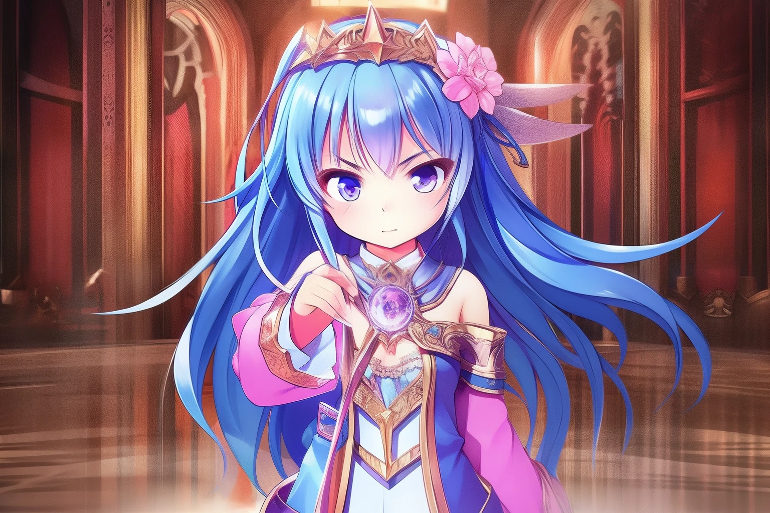 1girl,ogc,magic,(Best quality)