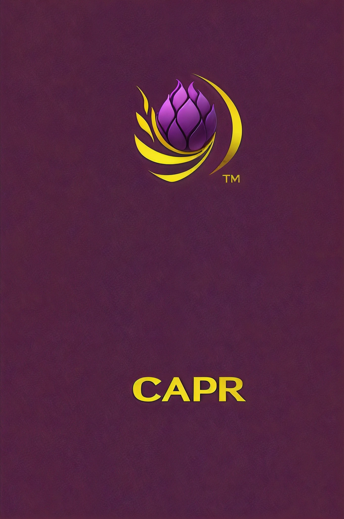 Logo colors purple and yellow, acai berry, 3D perspective,high definition 8K, solid background, name " Acai berry Native to the Amazon"