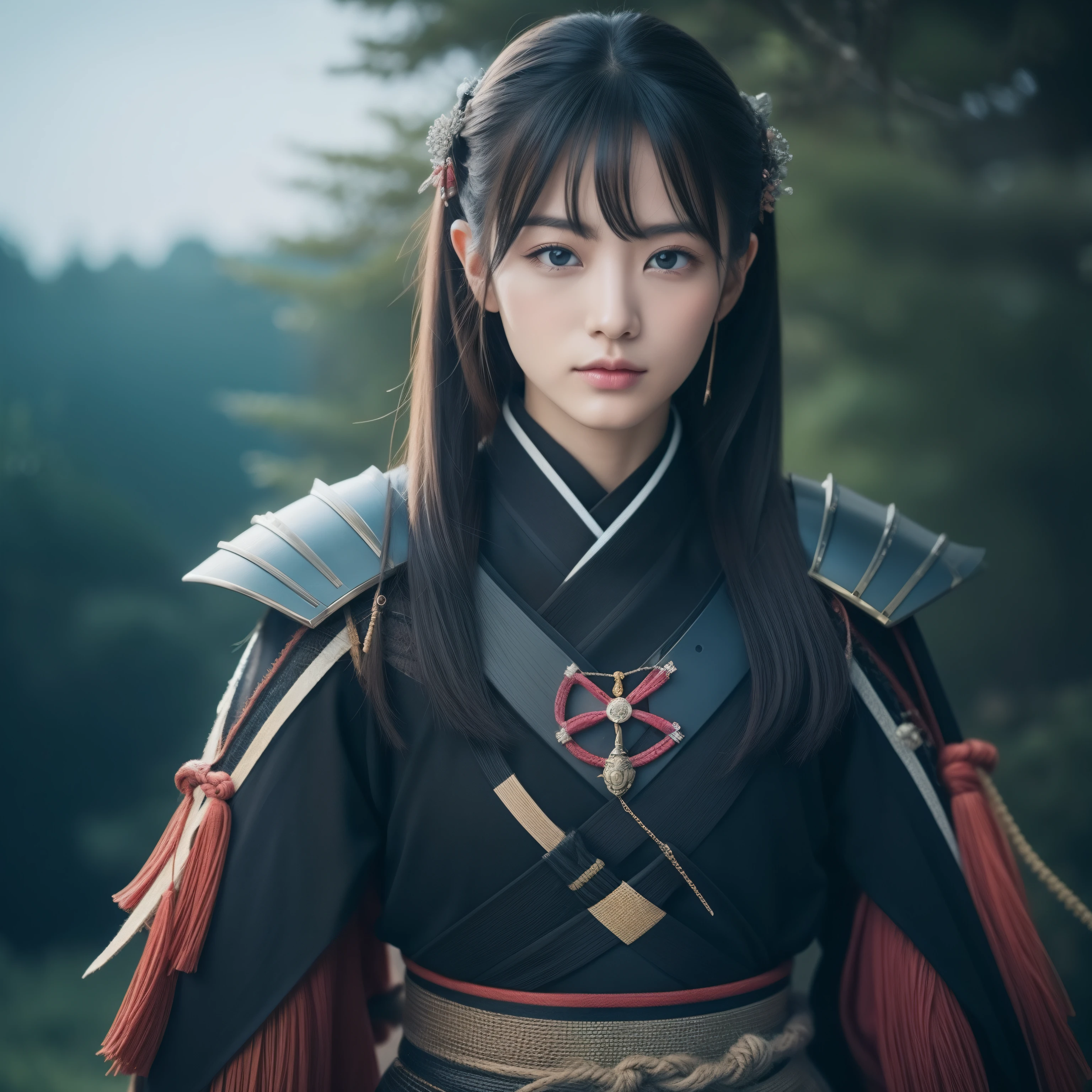 samurais、Beautiful fece、femele、