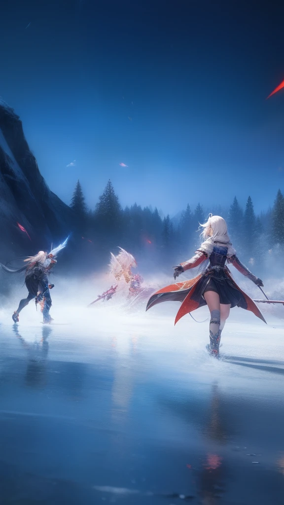 Characters in the game，Lightning Dragon，On the ice field