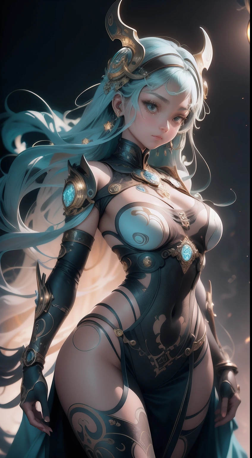 Beautiful sunset background with stars,Anime figure, Genshin Impact, hu tao , Pair it with a beautiful corset made of scales, full bodyesbian, cover, Dynamic pose, beautiful skin tone, Hyperdetailed painting, Luminism, Bar lighting, complex, 4k resolution concept art portrait,greg rutkovsky, Art germ, Phlegm sputum, phlegm, Alphonse Mucha, fractal isometrics details bioluminescens : a stunning realistic photograph 30 years, Beautiful awesome girl with wet bone structure, a 3D render, rendering by octane, intricately details, , Cinematic, Art Station Equidistant Center Trending Hippie cover photo awesome full color, handpainted, grittiness, Realistic Mucha, Klimt, erte .12K, Intricate. hit definition , Cinematic,Rough sketch, the mix of bold dark lines and loose lines, Bold lines, On paper , Wear it all over the body with a beautiful dress, full bodyesbian.