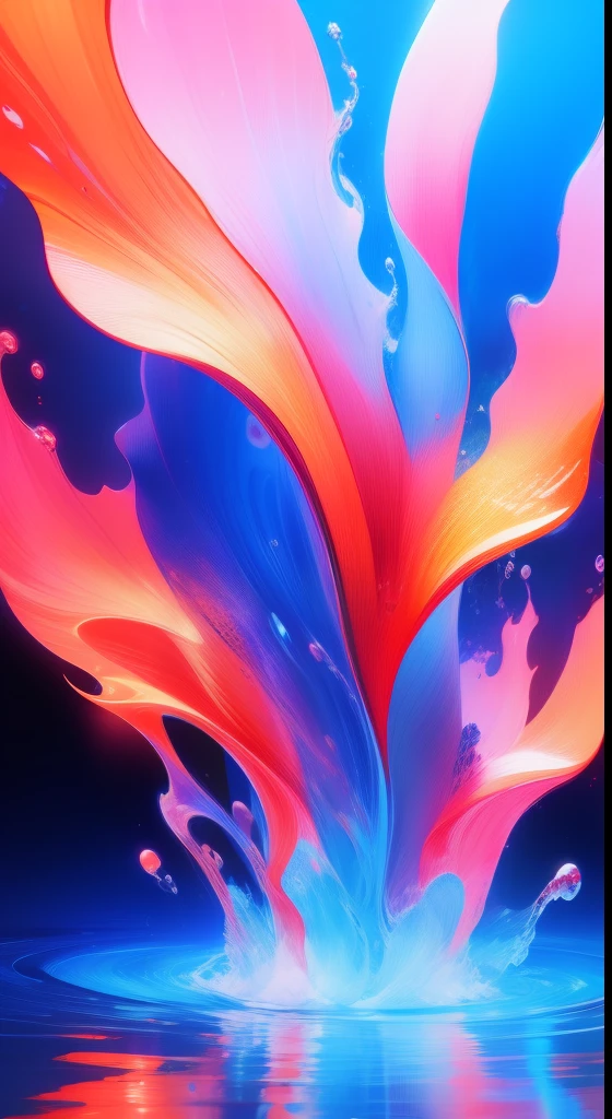 colorful world, with dynamism.lineworks,Ambilight,Heavy traffic,Energetic,Passionate,Colorful,The water is rippling