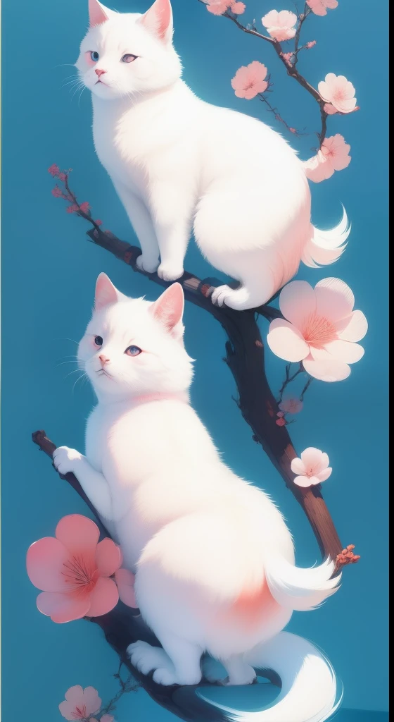 A group of animals that overlap each other, Poster by Nōami, Ukiyo-e, animeaesthetic, Minimalist.