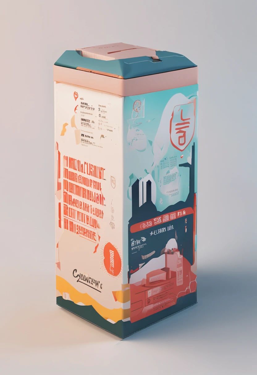 Create a box for a battery，with a pure white background，You need the color to feel heavy，Upscale，Battery products are eye-catching，The carton material is corrugated paper，The exterior is covered with a transparent bright film，The packaging color is double-colored，Highlight battery products，The outer packaging highlights the two Chinese names "camel"，Battery selling points：Powerful start-up and super life，