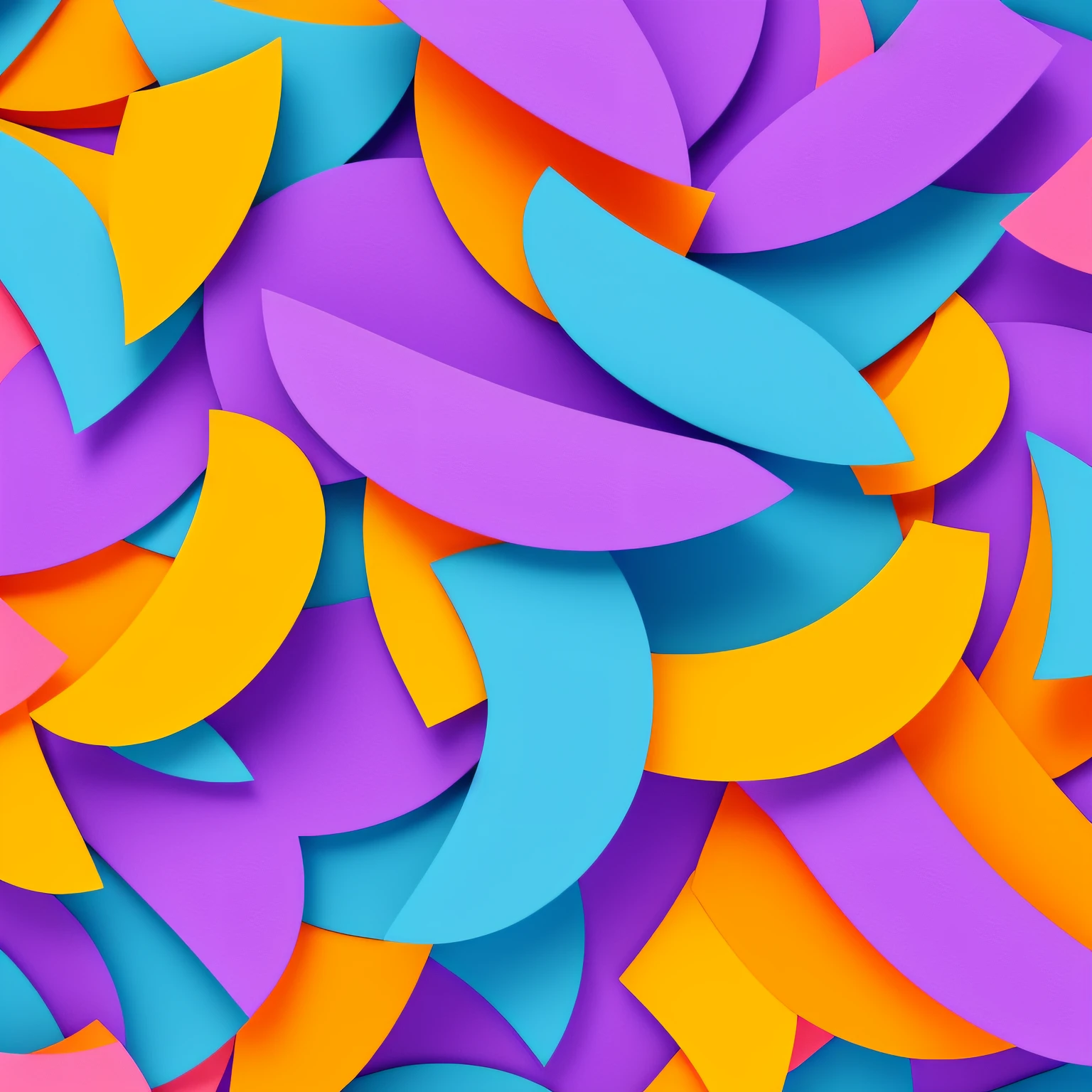 Make a "Flat em 3D" plano de fundo estilo com esta imagem. Reveal the perfection of the image. cores laranja, amarelo, blue and lilac.