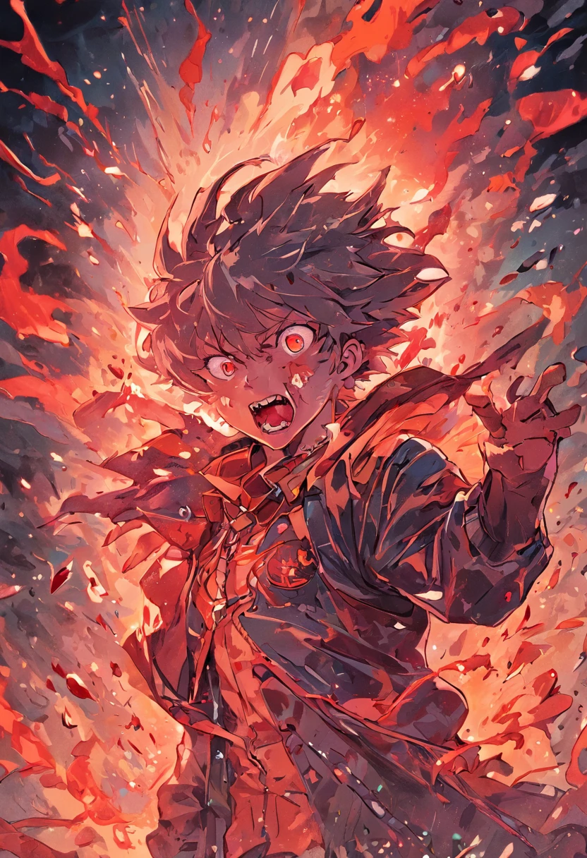 old tin sign , werewolf , blood, dark fantasy , auto-destructive art , explosion ,mannerism ,insert ephemera, ,cuteness overload ,distressed texture ,comic book style , 4k resolution, hyper detailed, otherworldly .magic, dreamy ,orthographic view, digital illustration, intricate detail, sharp focus, complex composition, cinematic lighting