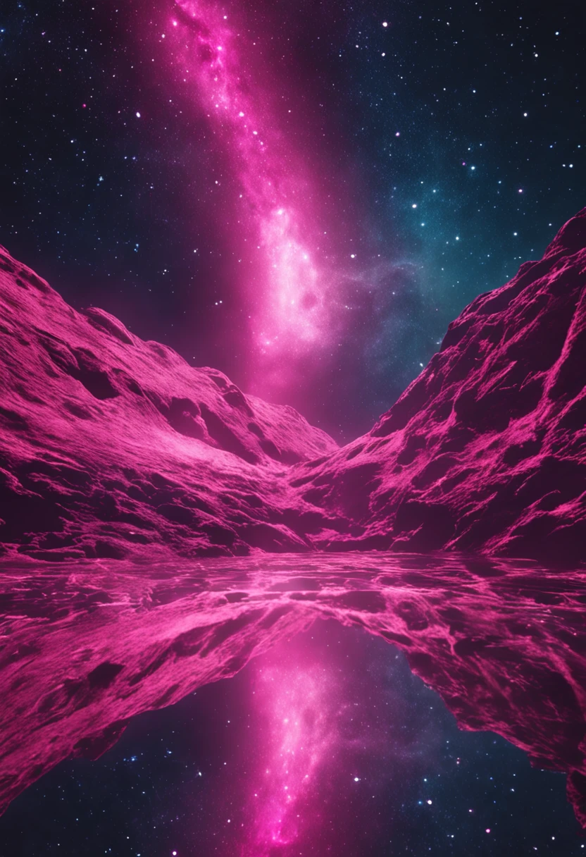 realistick, space, pink galaxy, out of this world