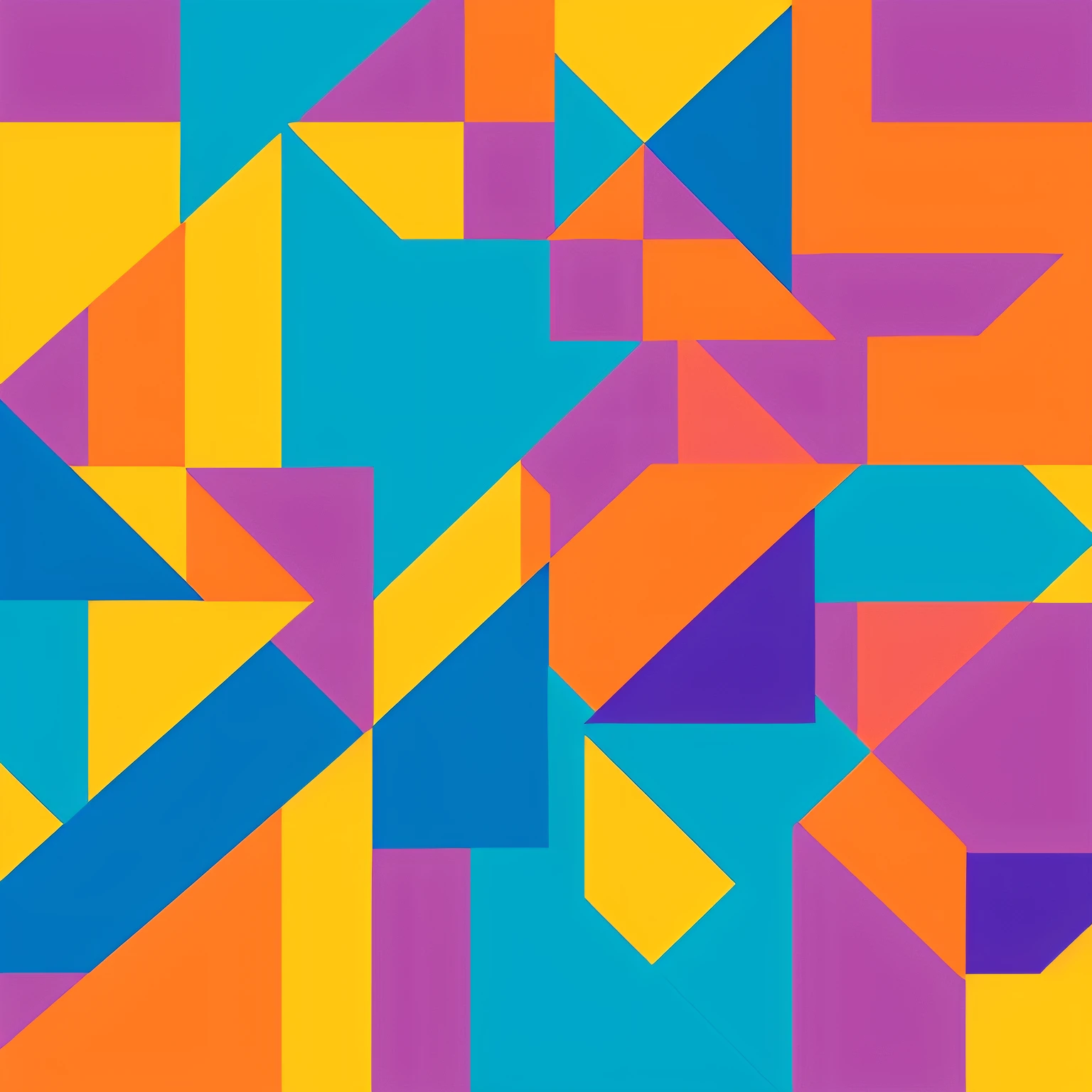 Make a "Flat In 2D" style background with this image. Reveal the perfection of the image. Cores alaranjando, amarelo, azul e uva.