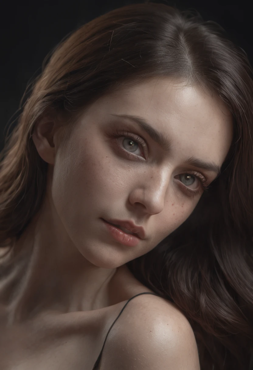 succubus, fractal dark dress, super macro, ue5, hdr, superdetail, maximum quality, total realism, professional photorealism dynamic photo, hyperrealism, professional photo, background in delicate tones, RAW photo, studio photography, intracate details, watermark, 85mm lens 1 /250s, f/1.2, iso100 3D effect, photorealism, hyperrealism, detailed face and body, detailed expressive eyes, mischievous smile, centered, symmetry, painted, intricate, volumetric lighting, beautiful, rich deep color masterpiece , sharp focus, ultra detailed, in the style of dan mumford and marc simonetti, astrophotography, black and white photography, digital art, perfect composition, beautiful, detailed, intricate, insanely detailed, octane rendering trend on artstation, artistic photography by 8k, photorealistic concept art, cinematic volumetric natural soft perfect light, chiaroscuro, award winning photography, masterpiece, oil on canvas, Raphael, Caravaggio, Greg Rutkowski, Beeple, Beksinski, Giger