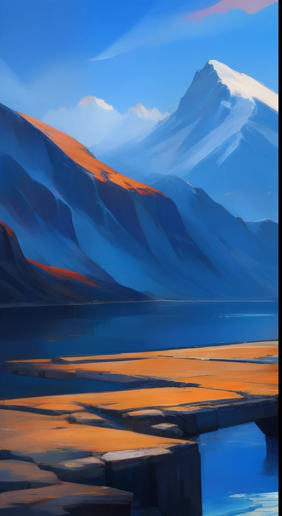 Ancient China,mountain water,mountain ranges