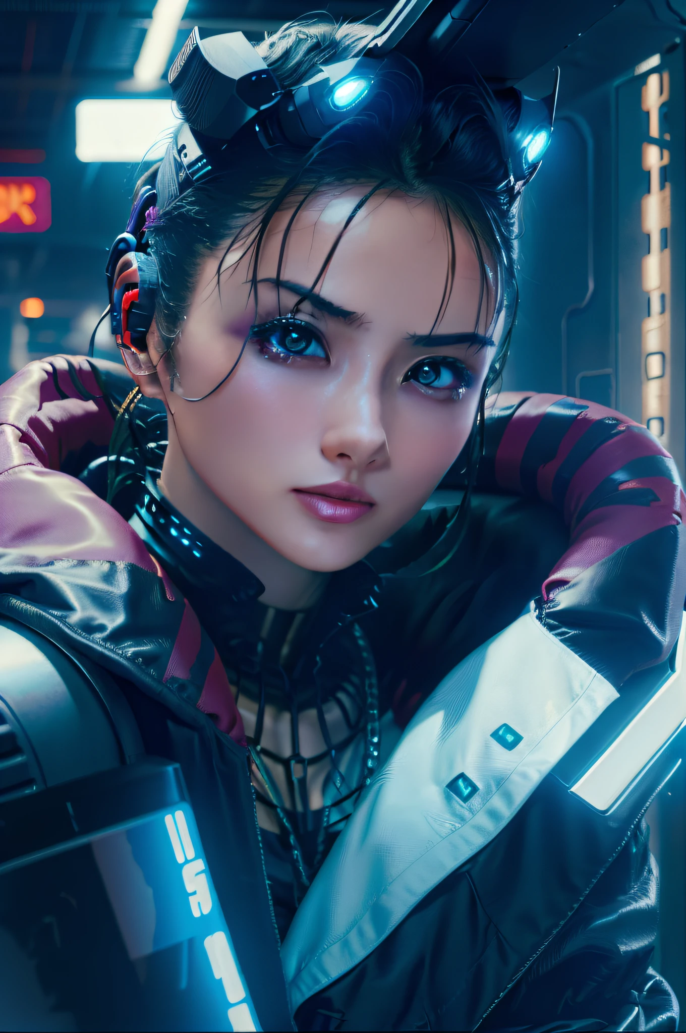 cyber punk perssonage