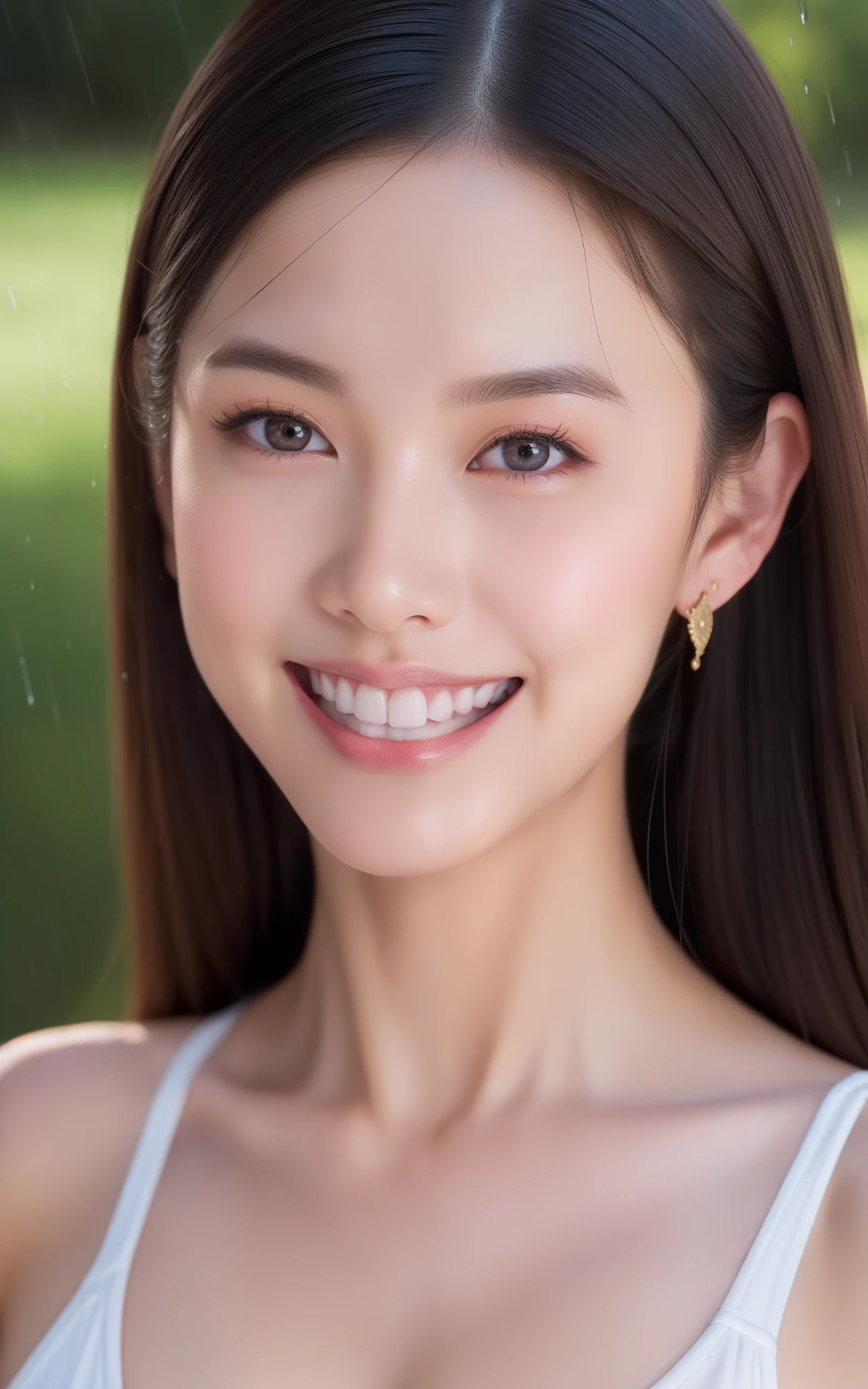 ((top-quality、in 8K、masterpiece:1.3、超A high resolution))、(Clear focus:1.2)、girl with、10 people、20yr old、light skinned、(looking in camera:1.1)、detailed hairs、dark brown hair、short-hair、(Detailed fabrics、Tankini:1.2)、Super fine face、Detailed skin、A detailed eye、Narrow-eyed、Moist eyes、Clear eyes、二重まぶた、Reddish cheeks、Burning cheeks、Wearing makeup、Sweating、Lustrous skin、glowy skin、Shine skin、Shaded skin、Detailed lips、Apply lipstick、ruddy lips、Wrinkled lips、(Laughing:1.2)、(Large breasts:1.2)、BREAK、(细致背景、Gymnasium:1.4)、(Very heavy rain:1.4)、Natural lighting、(longshot:1.7)、wakame、wakame、wakame、wakame、wakame、wakame、wakame、wakame、wakame、wakame、wakame、wakame、wakame、wakame、wakame、wakame、wakame、wakame、wakame、wakame、wakame、wakame、wakame、wakame、wakame