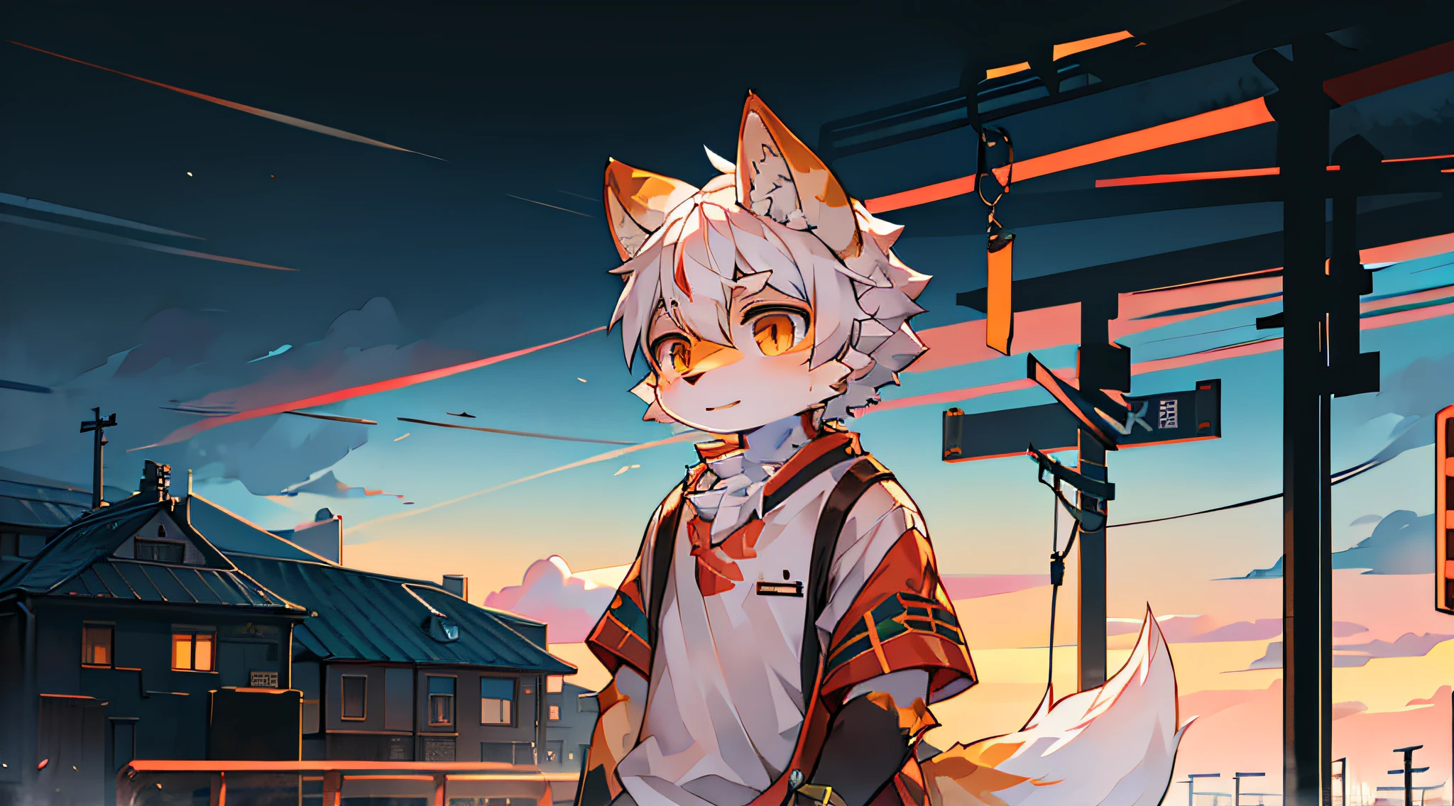 furry,fur,body fur,train Pedestrian crossing,solo,short sleeves,horizon,white shirt,character focus, white hair, orange fur,BREAK,aoeu,aoeu,aoeu,aoeu,aoeu,aoeu,aoeu,aoeu,aoeu,aoeu,aoeu,aoeu,aoeu,aoeu,aoeu,aoeu,aoeu,aoeu,aoeu,aoeu,aoeu,aoeu,aoeu,aoeu,aoeu
