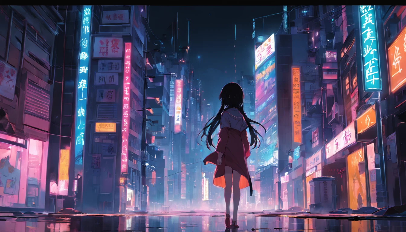 The big city pulses at night, neon lights painting the darkness. Within a simple apartment, a young woman meticulously cleans sharp blades. Her delicate fingers glide along the edges, testing their sharpness. A double life is secretly led.