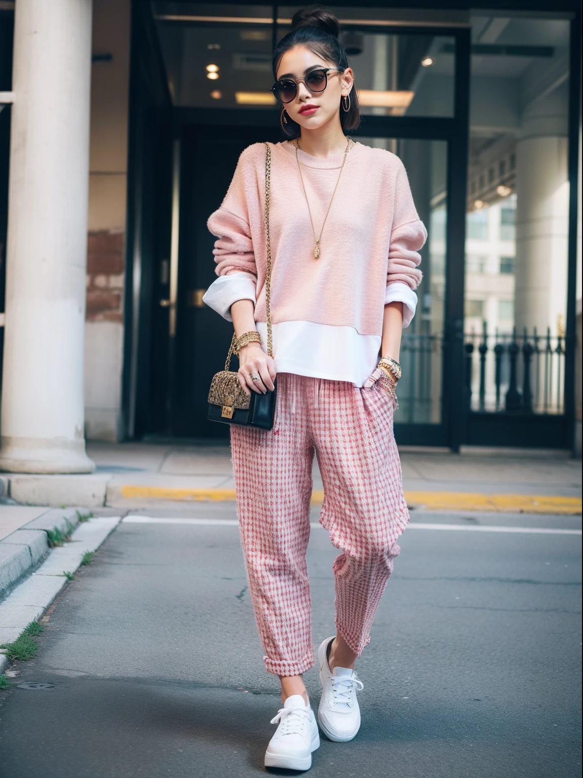 foto de look de roupa, Post do Instagram, Fashion influencer trends, hype.