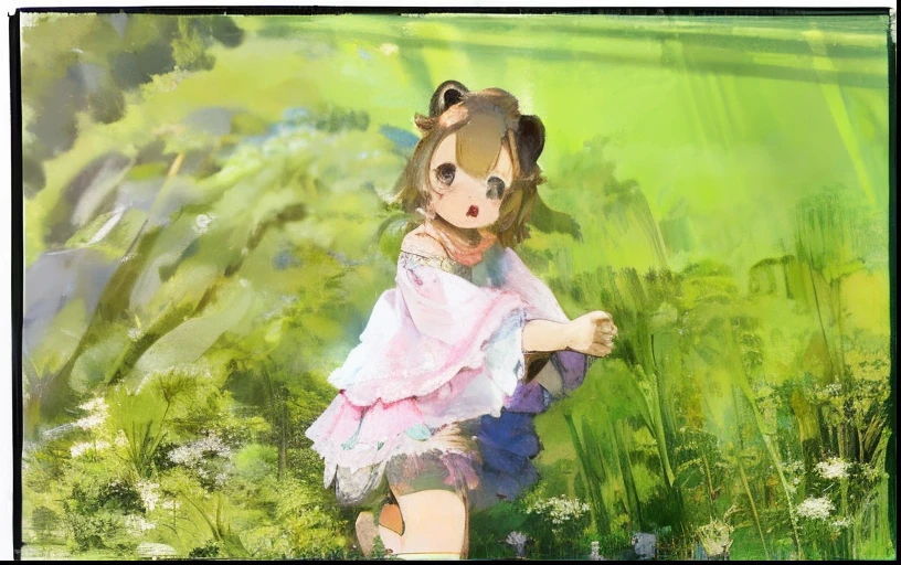 top quality, best quality, High-quality illustrations, masterpiece, super high resolution, detailed background, forest(super cute 1girl, bear)singing, dancing, waltz, absurdres(highly detailed beautiful face and eyes)perfect anatomy, expression, good lighting, cinematic shadow, assorted poses, dynamic angle,