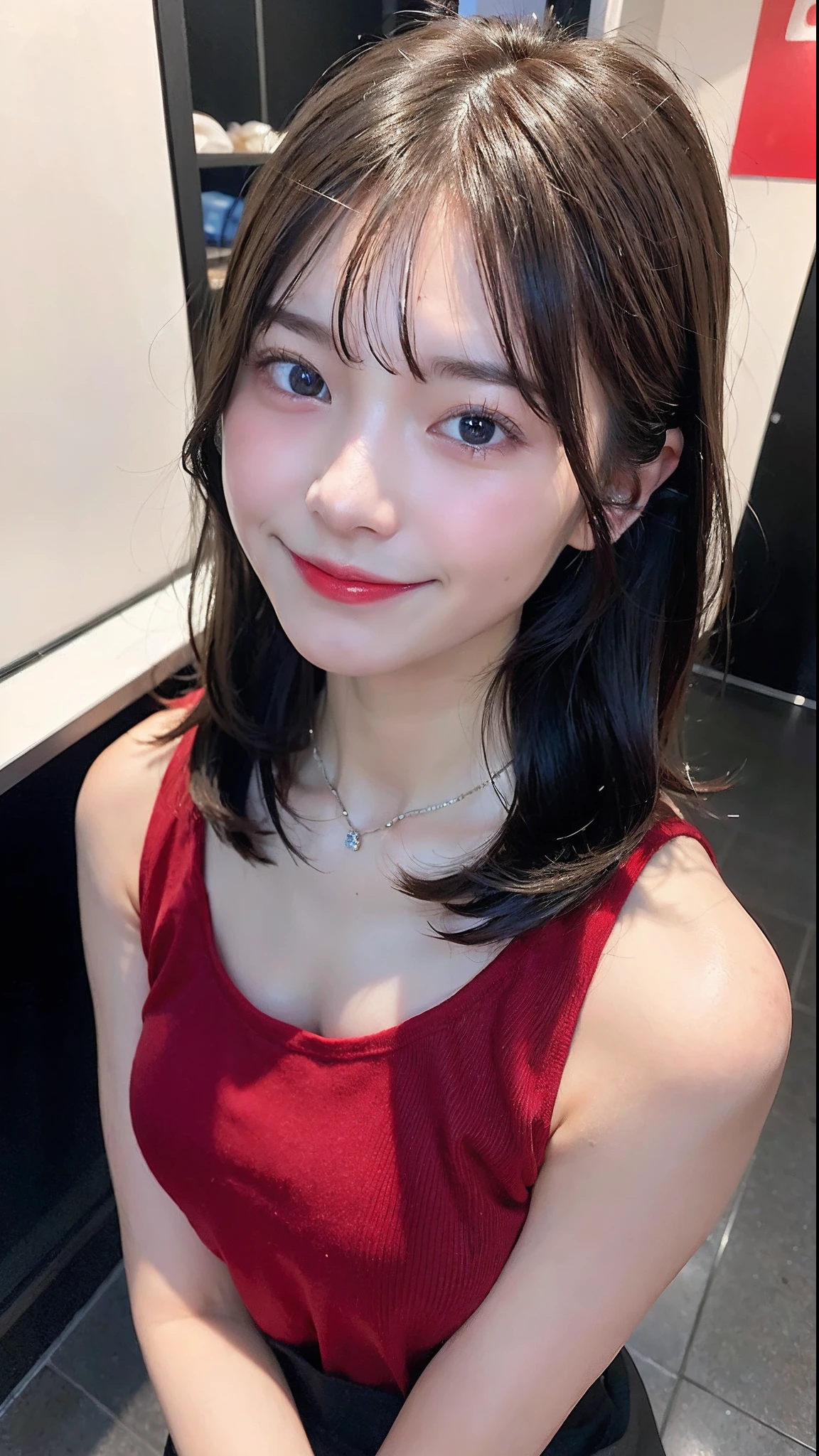 (8K、Raw photography、top-quality、masuter piece:1.2)、ultra-detailliert、ultra res、(realisitic、realisitic:1.37)、portlate、high-definition RAW color photography、Professional Photography、ighly detailedで美Right、ighly detailed、8K Wallpapers、amazing detailed、huge filesize、Official art、ighly detailedなCG Unity 8K壁紙、ighly detailedな美少女、ighly detailedな顔、ighly detailedな目、ighly detailedな肌、ighly detailedな指、ighly detailedな鼻、ighly detailedな詳細な口、Perfect Anatomy、细致背景、(Santa Claus Costume、no-bra、Academy Award)、Santa Claus red clothes、女の子1人、(20:1.2)、in her 20s、Cute s、realisiticなボディ、小柄、de pele branca、glistning skin、Slim body、Handsome body、A dark-haired、short-hair、(bluntbangs: 1.2)、A smile、kawaii、zora々Right、kawaii顔、realisiticな顔、Delicate eyes、Sauce order、耳环、Looking at the camera、front facing、standing athletic pose、full body Esbian、动态照明、Huge breasts、Pose Seductive、night illumination