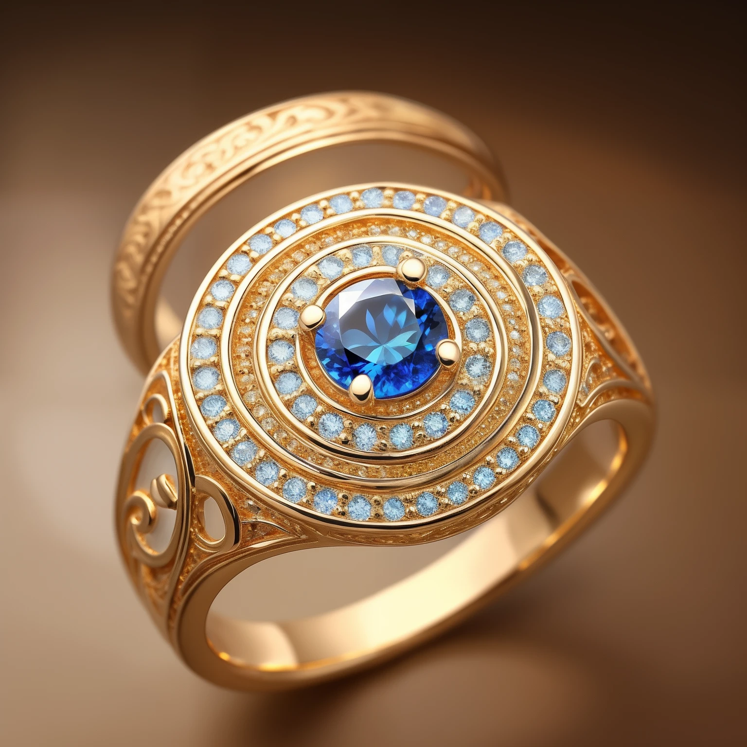 Masterpiece，highest  quality，(Nothing but the ring)，Beautiful ring, Ultra detailed，(No Man),Phoenix ring setting，starrysky，Wrapped around the end from beginning to end，Delicate gold ring，Starry sky in the ring,The sheen，inverted image，sparkling gemstones，Elegant and noble,simple backgound