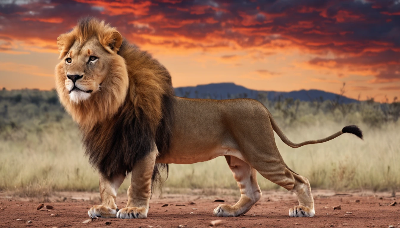 lion attack