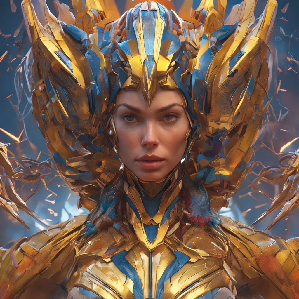 wonder women ,airplanes,buzzcut, fightingpose, nice and perfect face,Soft skin,Nice perfect face, concept art by Greg Rutkowski, Art germ, Ultra-detailed intricate artistic trends in ArtStation ternary colors, Fantastical, intricately details, Splash screen, Complementary colors, fantasy concept art, 8K resolution, Deviantart's masterpiece, Oil painting, Heavy strokes,