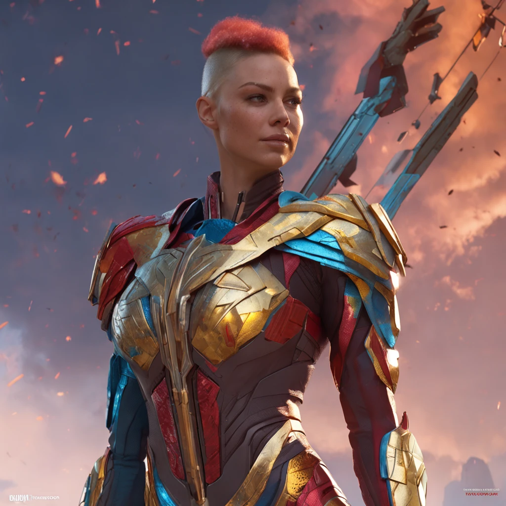 wonder women ,airplanes,buzzcut, fightingpose, nice and perfect face,Soft skin,Nice perfect face, concept art by Greg Rutkowski, Art germ, Ultra-detailed intricate artistic trends in ArtStation ternary colors, Fantastical, intricately details, Splash screen, Complementary colors, fantasy concept art, 8K resolution, Deviantart's masterpiece, Oil painting, Heavy strokes,