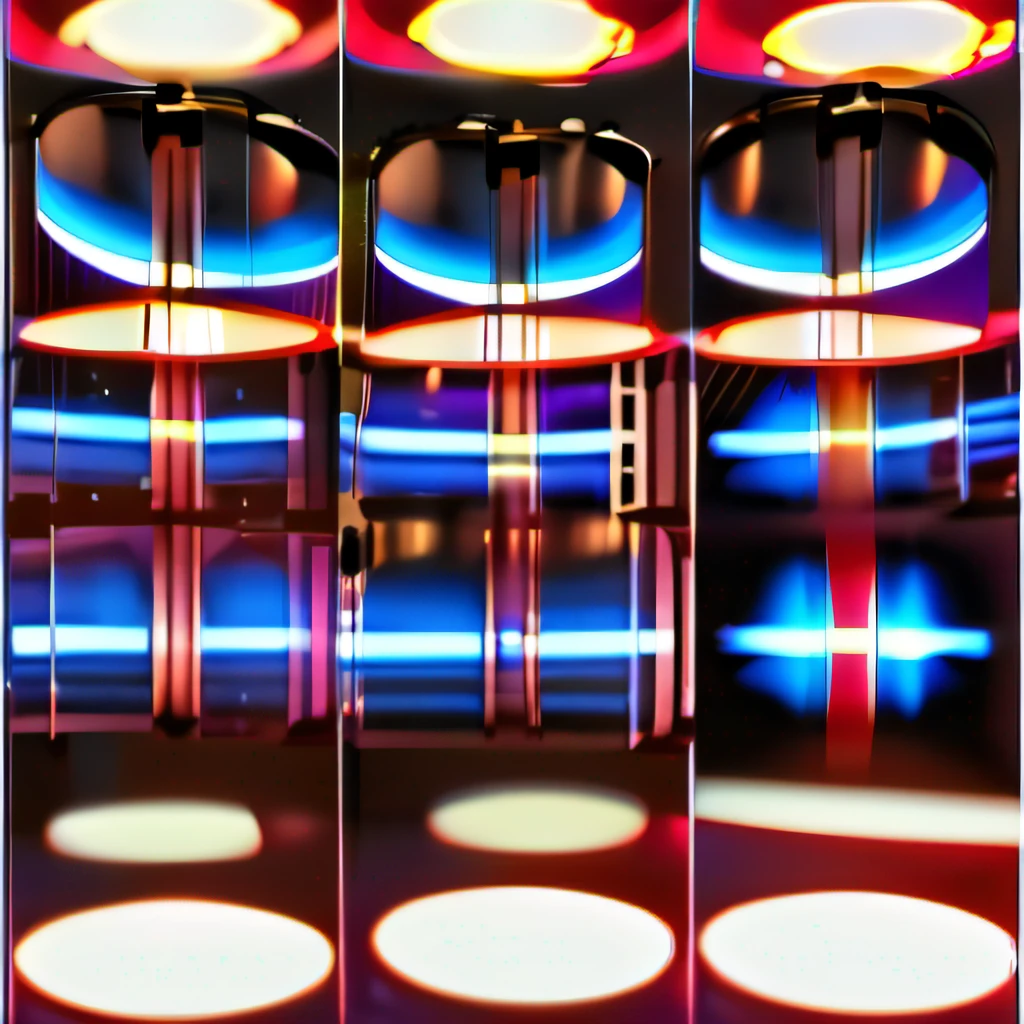 scenic lighting, LED cannon with corn on the cob, LED to RGBWA, Fresnel cannon, Oval cannon, shake one’s head, high-angle, dive, You can see the lighting fixtures, You can see the beam, White, Blue, Red, Add color to your environment, Smoke passes through the stage,Helps to see the beam of the lighting fixture, Highly realistic images, 4K, Photo realism, Highly detailed.At the same table with Dad