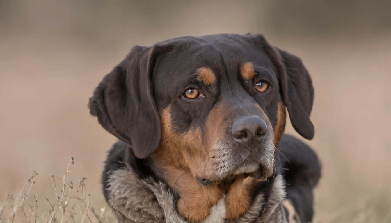 Harrier, dog, single body, Perfil, lado, preto