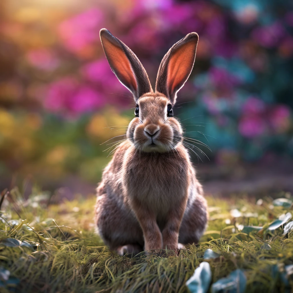 The rabbit logo is simple