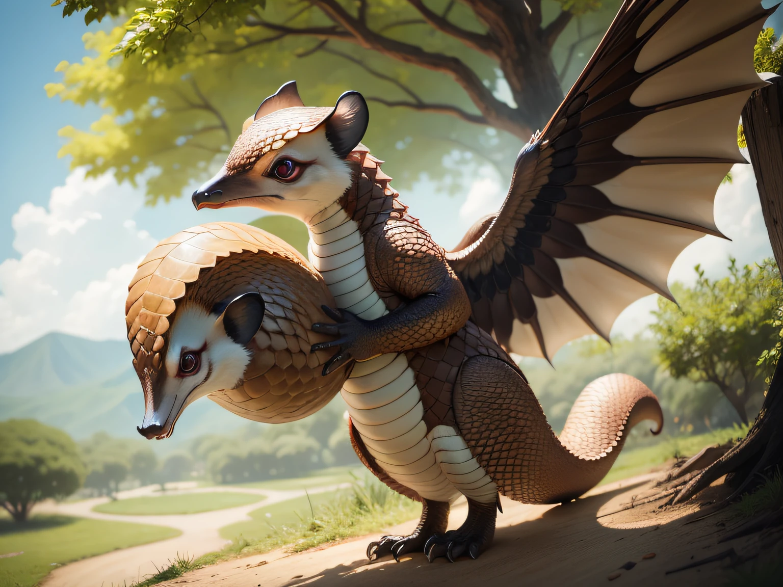 HD graphics,Detailed and realistic,high detal,high qulity,photo-realistic,photorealistic eye,Detailed paws,Masterpiece artwork,top-quality,32k,hyper HD, (((blue feral wyvern, balls, flared penis, blue feral wyvern, wings))) ,in field ((((hyper flared penis, cum swap, duo)))), ((((muscular,, blue feral wyvern on two legs, paw on flared penis)))), ((((looking at each other))))