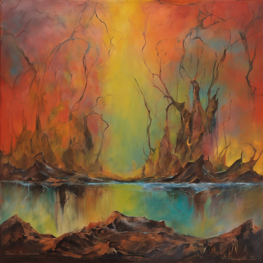 Album cover for a power metal band, com anjos e deuses, Inspirando a mitologia brasileira.