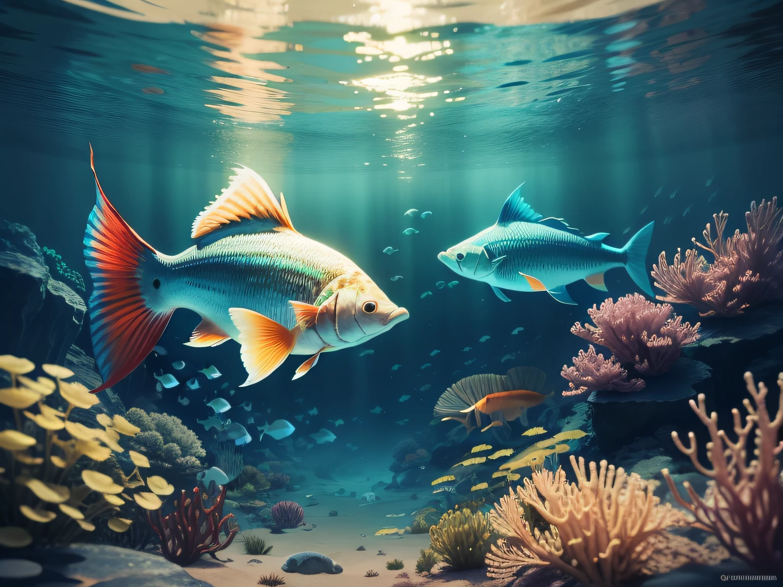 Fish in the sea