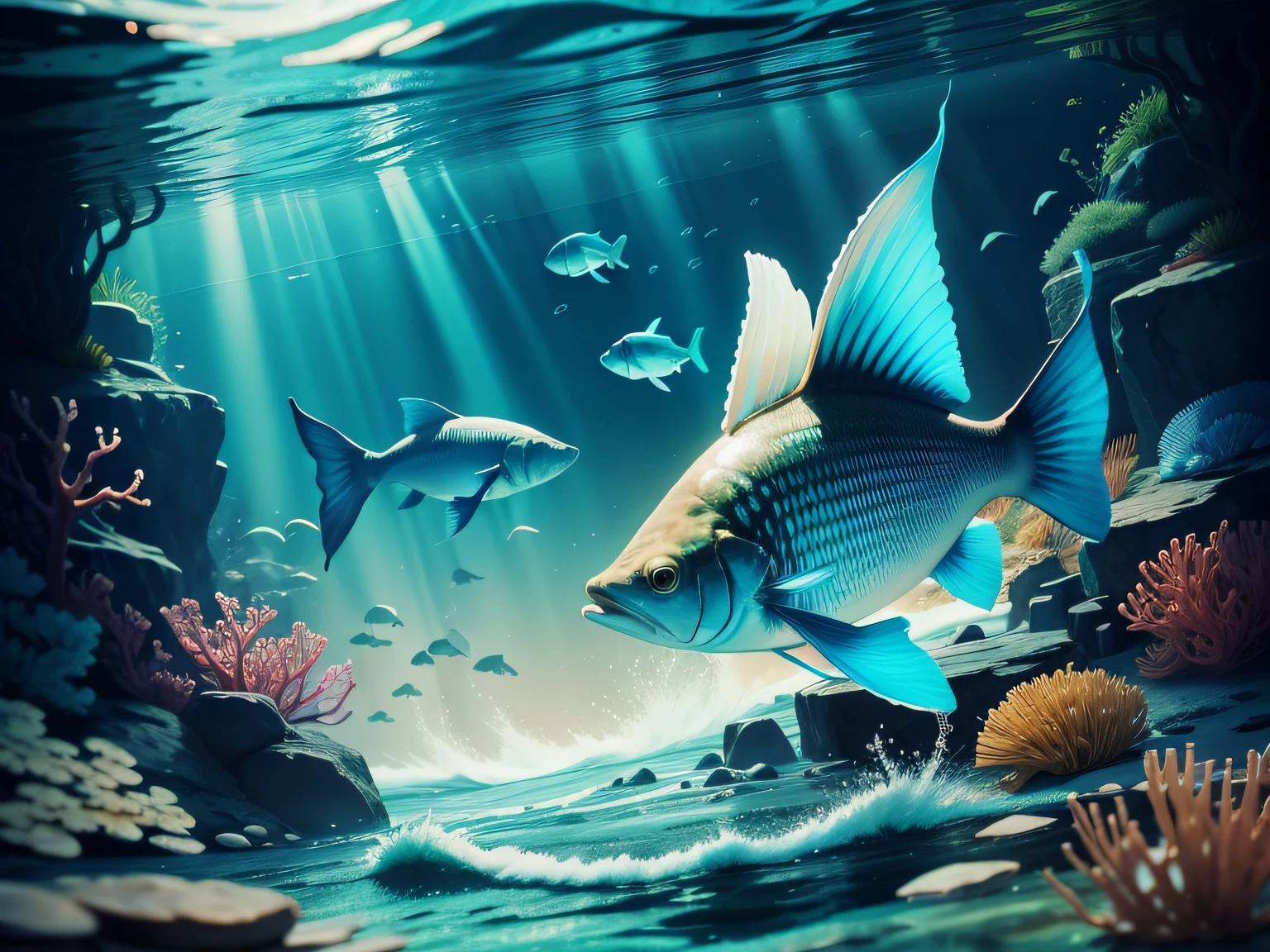 Fish in the sea