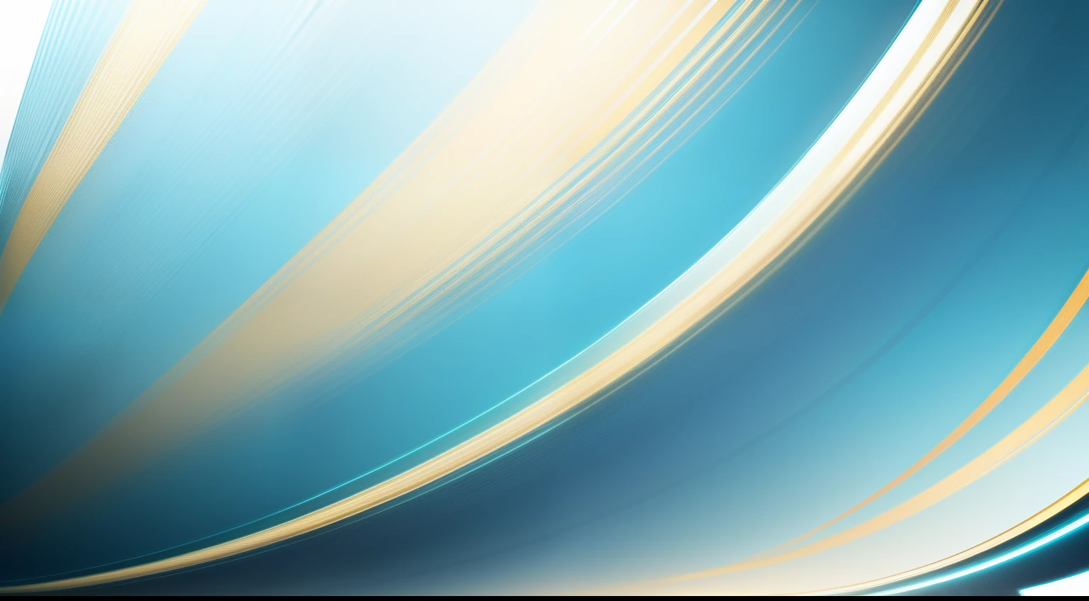 Wavy lines of (light blue and golden white gradient color only), full screen