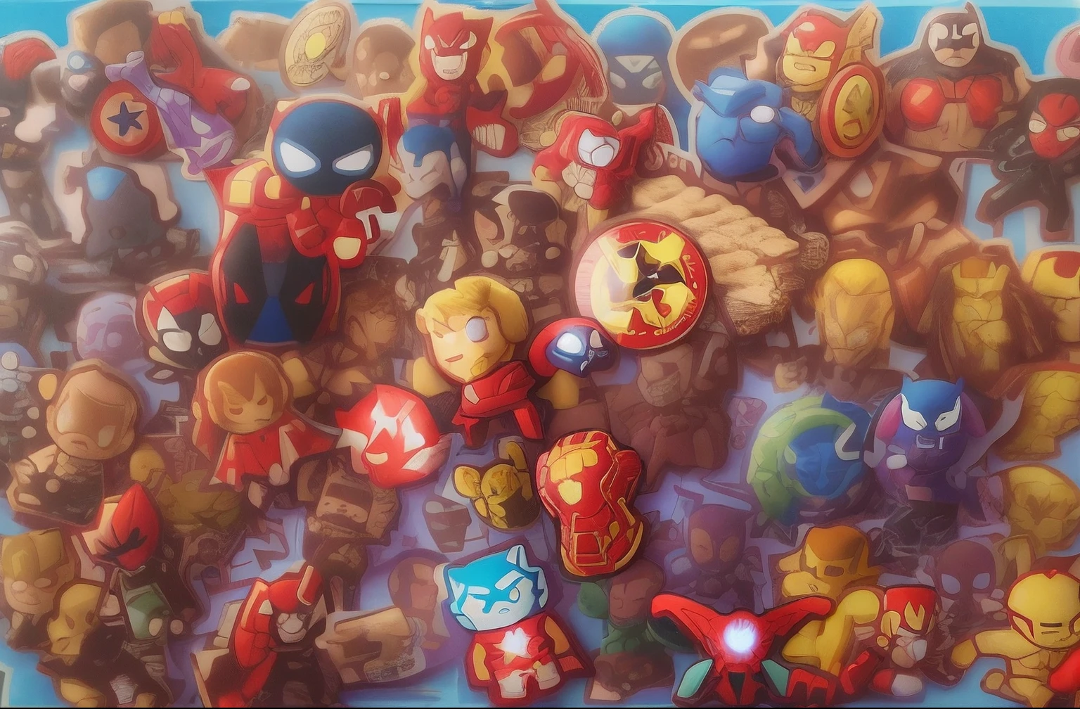 a close up of a bunch of stickers on a table, stickers, marvel comics h 6 4 0, marvel character, marvel marvel marvel, sticker art, sticker - art, marvel superhero, 256x256, 2 5 6 x 2 5 6, marvel style, marvel comic style, marvel comics, marvel comic book characters, marvel universe, stickers illustrations