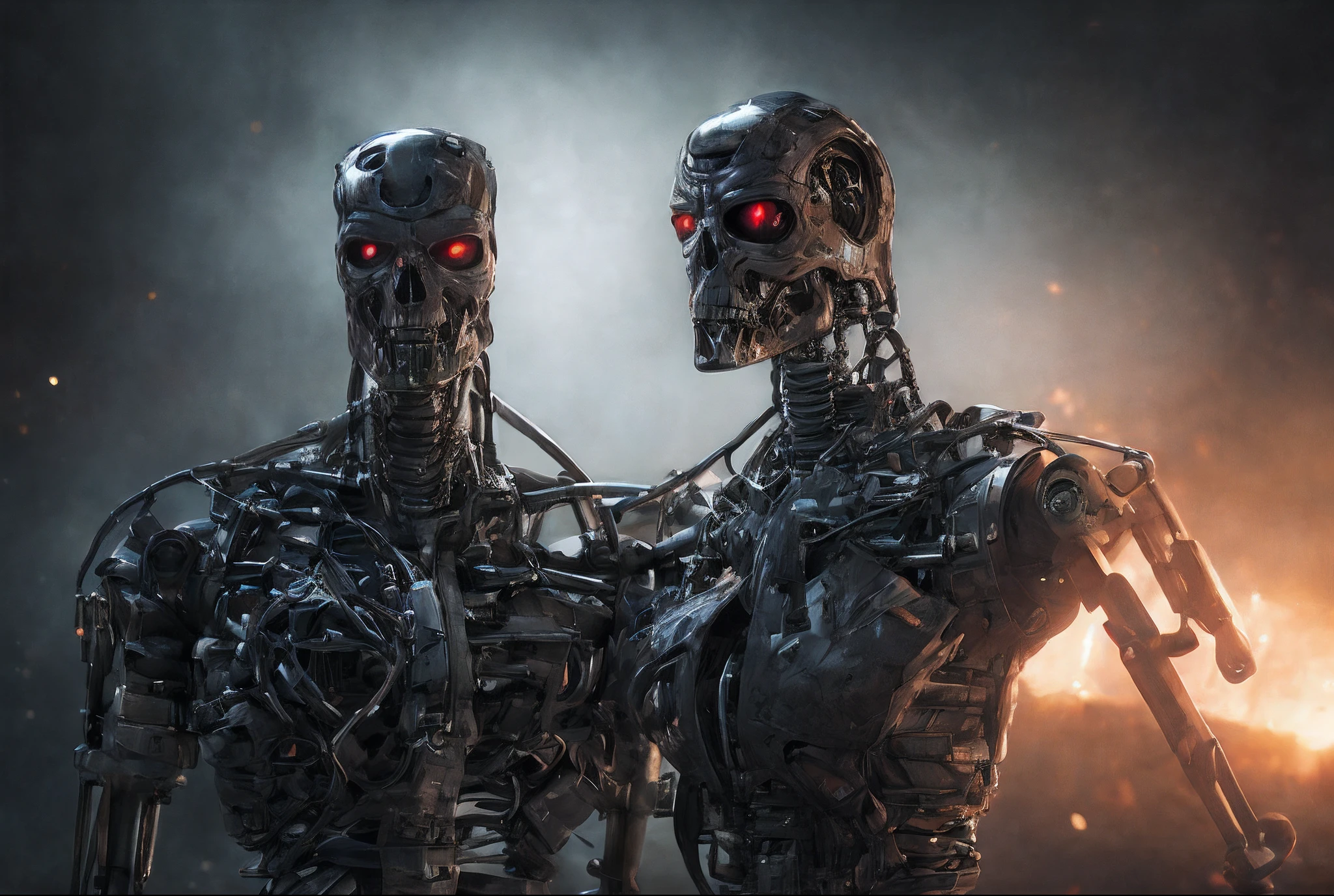 Imagen de Terminator  (como un caballo:1.2), 8k UHD, DSLR, Soft lighting, alta calidad, Film grain, Fujifilm XT3