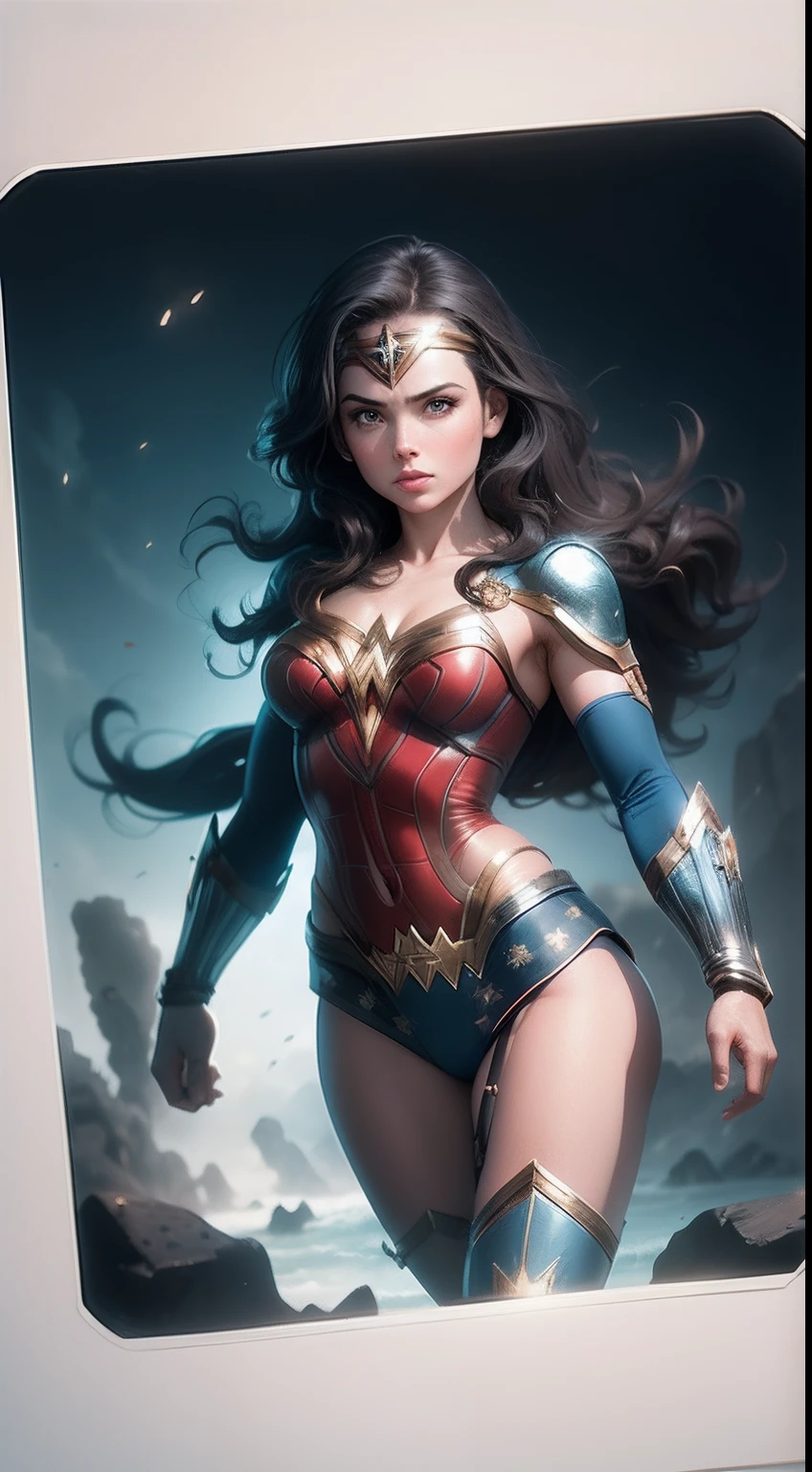 Wonder Woman models for Victoria's Secret miniature bikinis