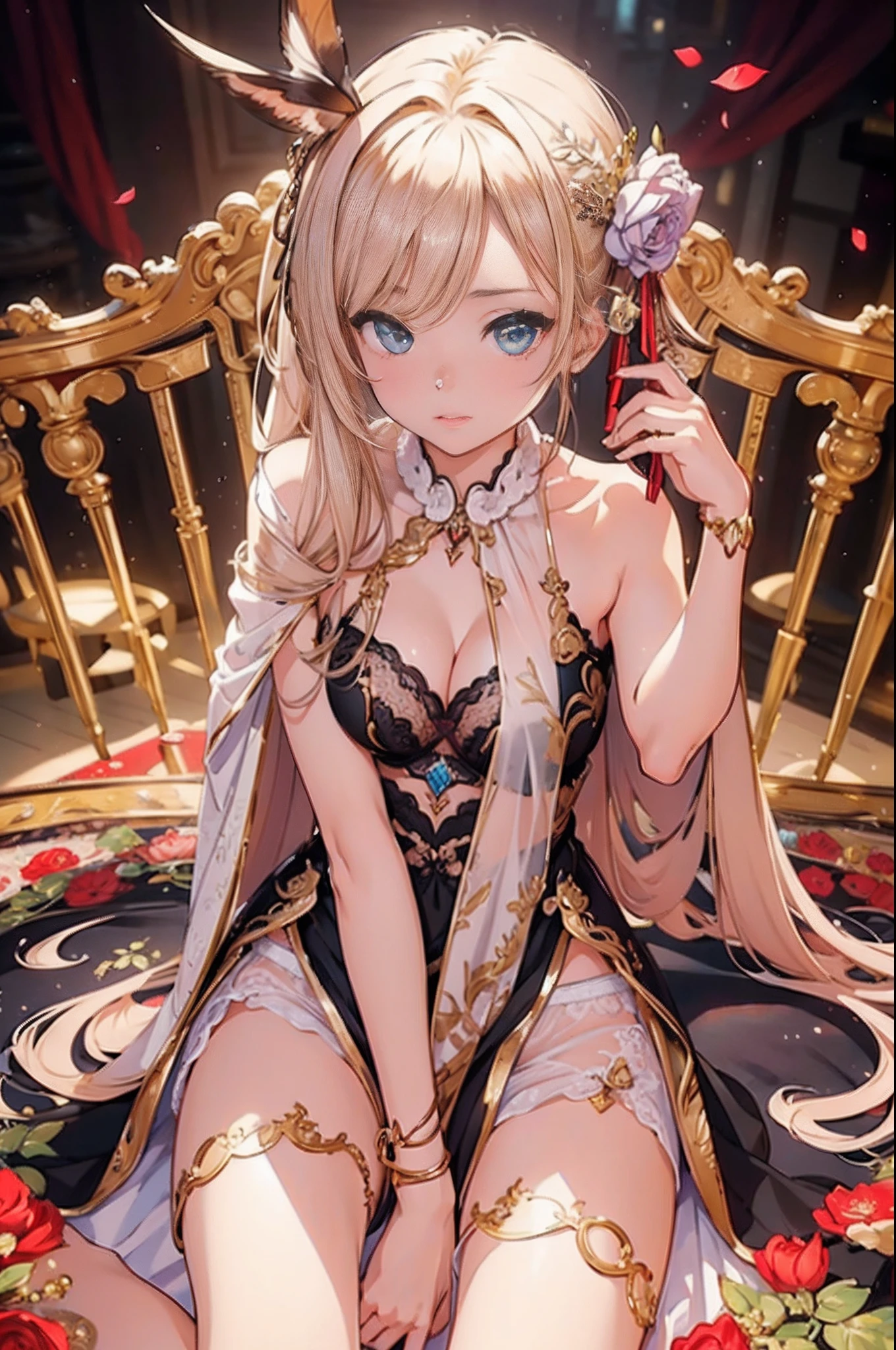 master piece,hyper quality, Hyper Detailed,Perfect drawing,。.3D,8K Illustration、clearface、Hi-Res、Luxury underwear、Beautiful panties、nice background、beatiful backgrounds、Detailed drawing、Perfect Beautiful Girl、Perfect Photo、emotional、Luxury、spot light