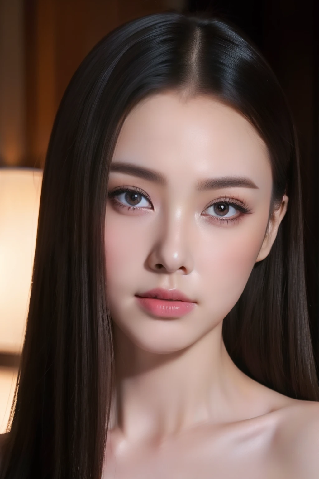 top-quality、​masterpiece、8K、Photorealsitic、lighting like a movie、24 years old、Beauty woman、Beautiful face、beautidful eyes、real looking skin、Beautiful skins