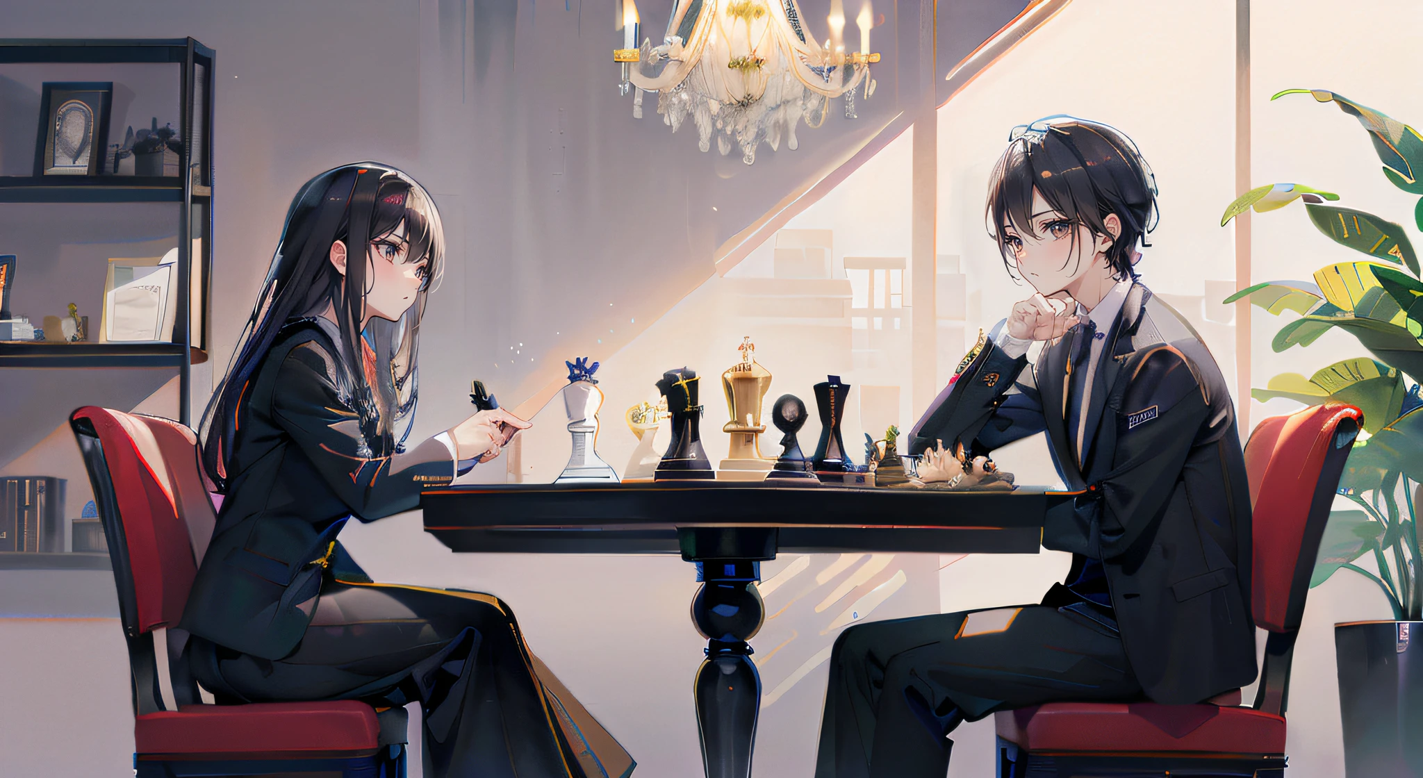The eye,The man pouted,Hira-no-kou,peacful,Female brown eyes,Male black eyes,Hand on chin,The eye