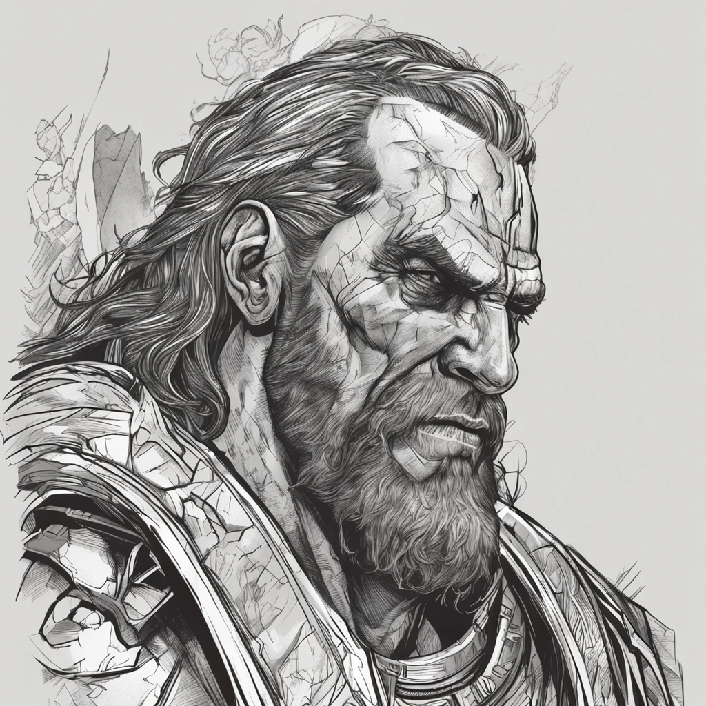 <lora:geralt:1>, geralt_soul3142, slit pupils, facial hair, scar across eye, portrait, beard,<lora:pencilArt_01:0.8><lora:pencilArt_01:0.7>