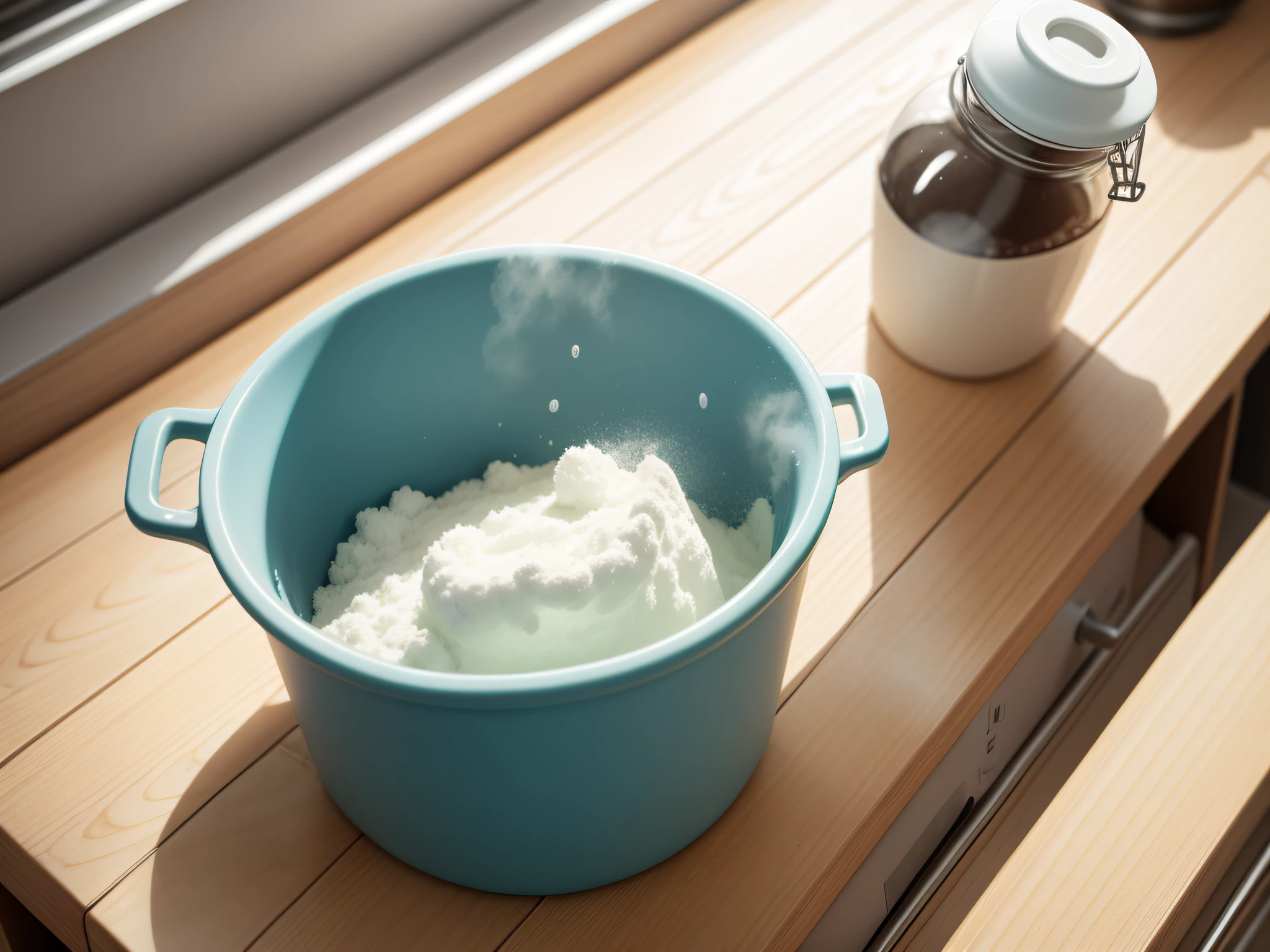 Detergent in the kitchen