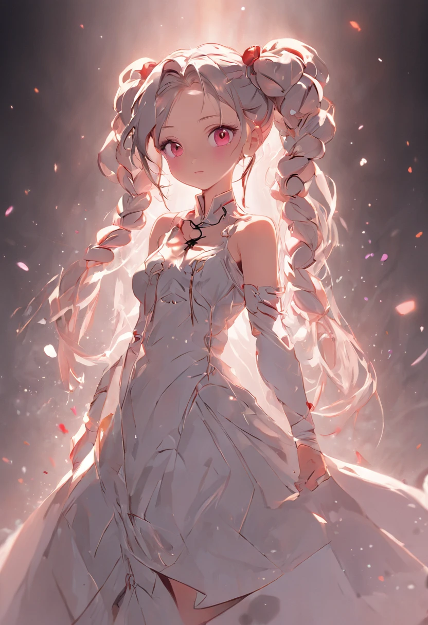 Caricatura detallada, Young white princess sisters with hair braids and crimson eyes, piel blanca de porcelana, Cuerpo completo con vestido negro de princesa, Personaje de dibujos animados, 8k, alta calidad, High resolution, 4k, Disco duro, (Well-designed body), Amazing body, (Super detailed), Hermosos ojos, dibujos animados