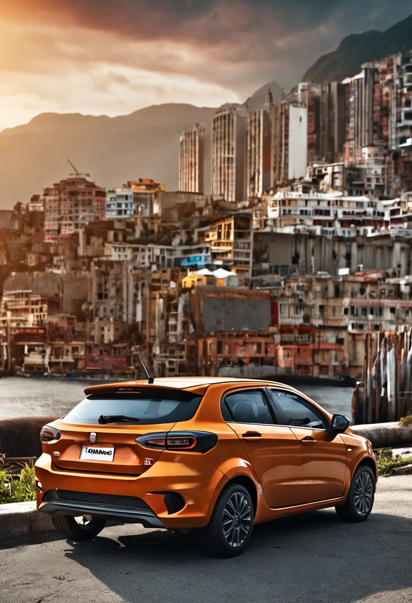 fiat argo cinza rebaixado