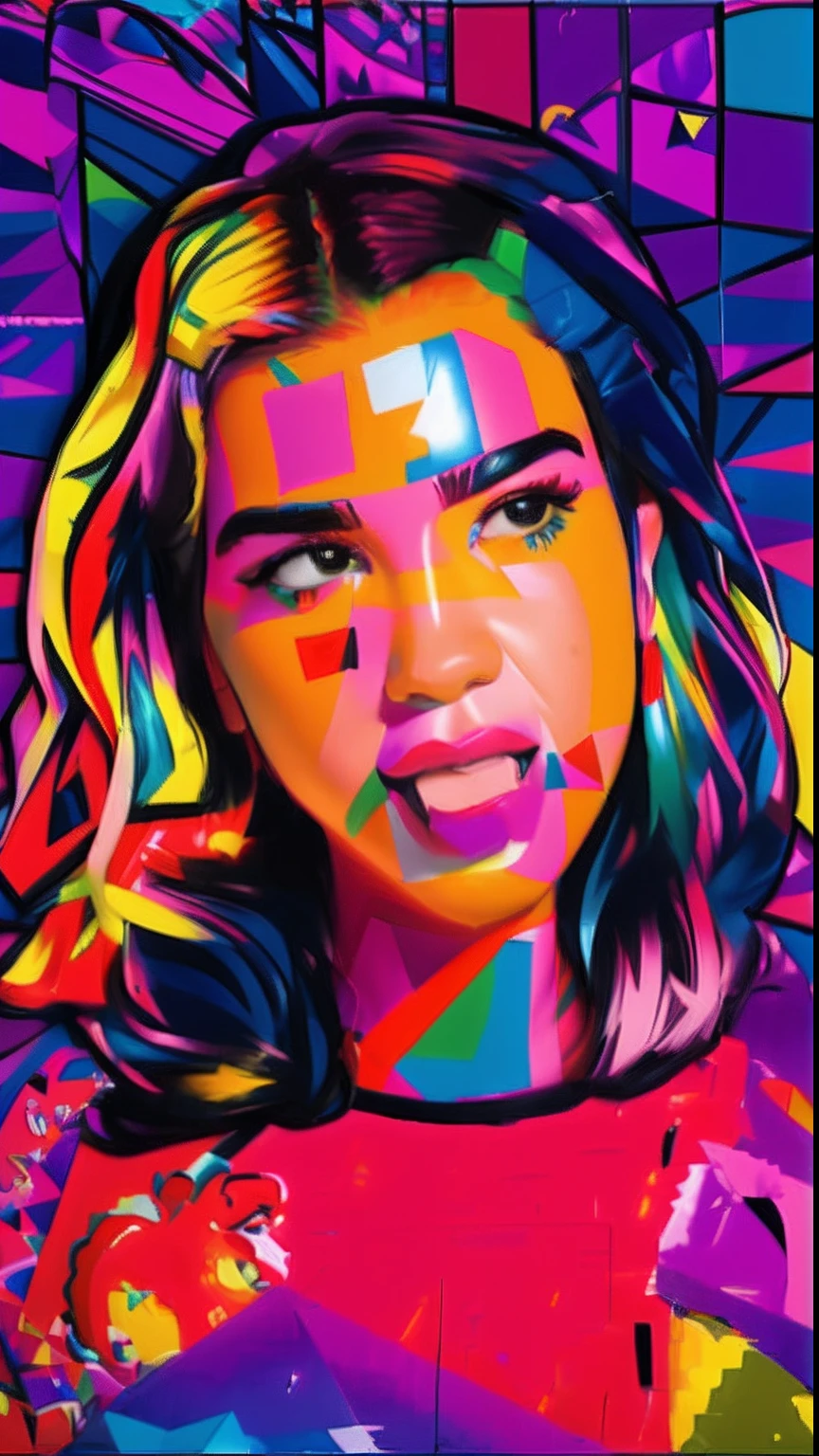 ( DUA LIPA EDUARDO Kobra ,Romero Brito,The Filling Twins ,multidimensional geometric wall PORTRAIT, arte, Chibi,
Yang08k, lindo, Colouring,
Primary works, qualidade superior, melhor qualidade, Arte Oficial, Beautiful and Aesthetic), 512 k